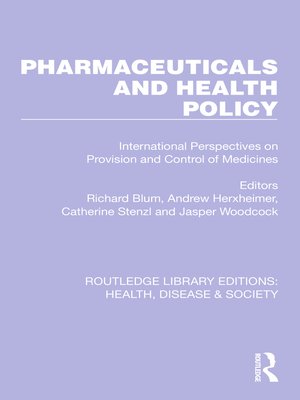 cover image of Pharmaceuticals and Health Policy